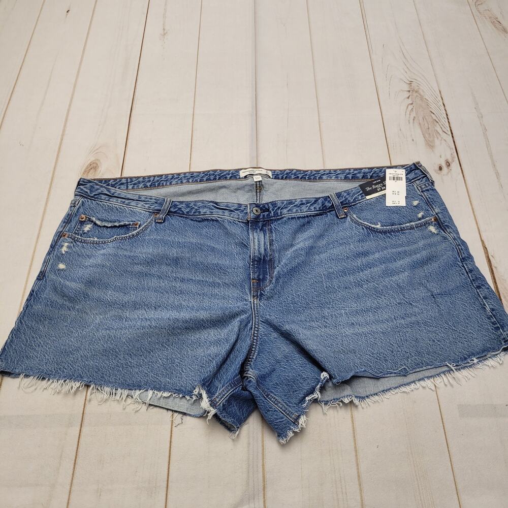 Abercrombie & Fitch The Baggy Low rise shorts A&F curve love 37 24 NWT